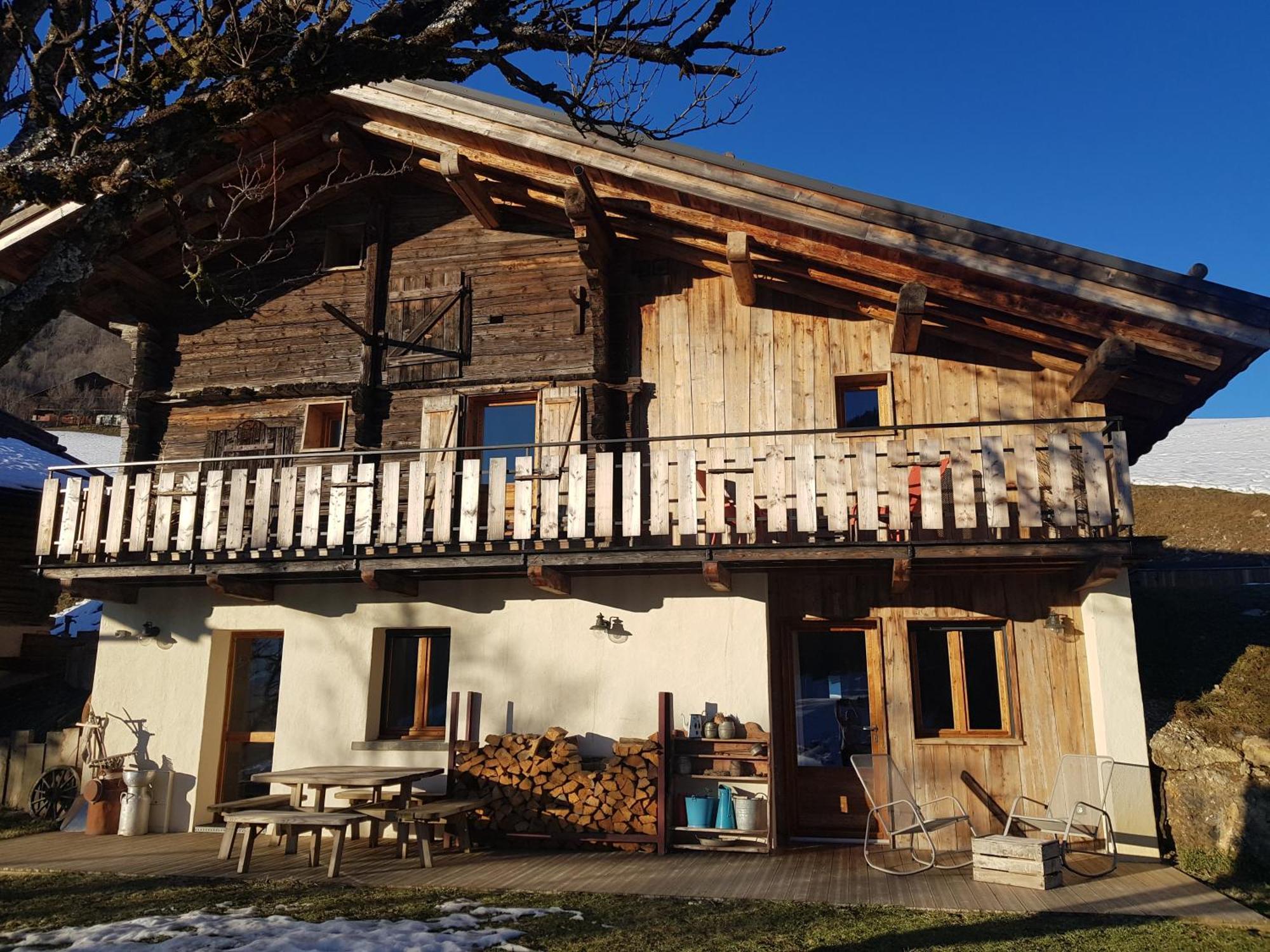 Aux Fermes De La Croix, Maison D'Hotes, Spa Hauteluce Exterior foto